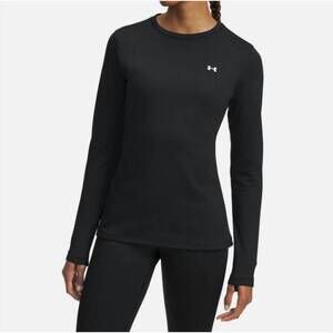 NEW UNDER ARMOUR base 4.0 crew top in black
